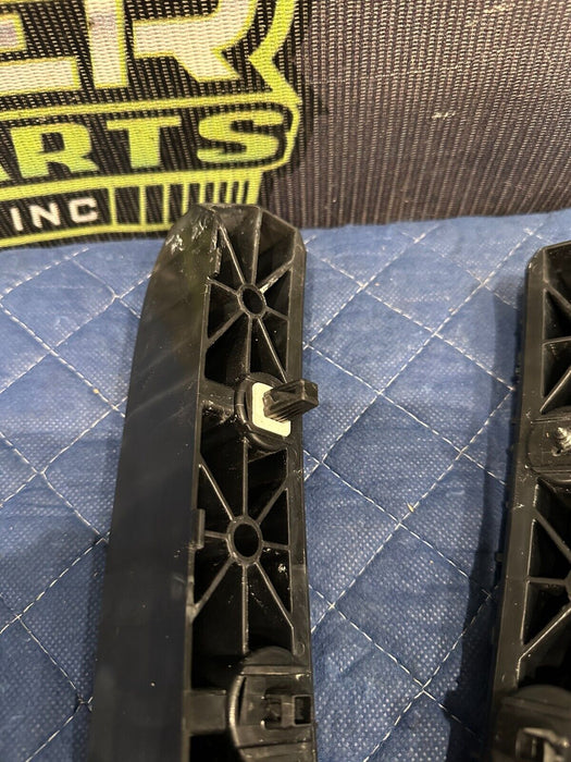 2010 NISSAN 370Z CONVERTIBLE REAR BUMPER RETAINER BRACKET PAIR LH RH OEM