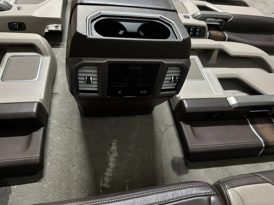 2019 FORD F250 F350 F450 LIMITED INTERIOR SEATS DOOR PANELS CONSOLE OEM