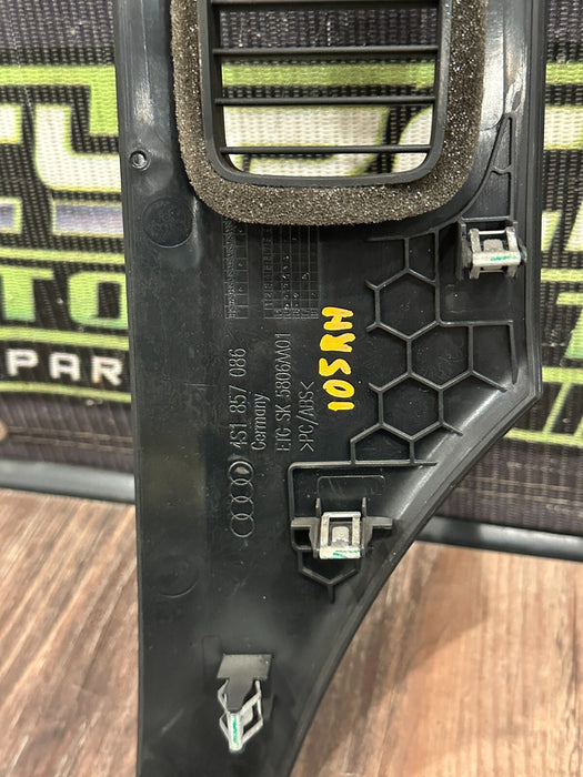 2021 AUDI R8 FRONT PASSENGER RIGHT DASH DASHBOARD END CAP TRIM OEM