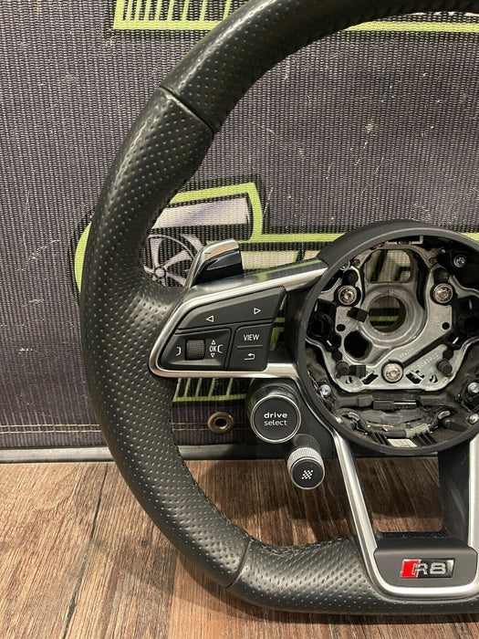 2017 2018 AUDI R8 PLUS STEERING WHEEL ASSEMBLY OEM GENUINE 20K MILES