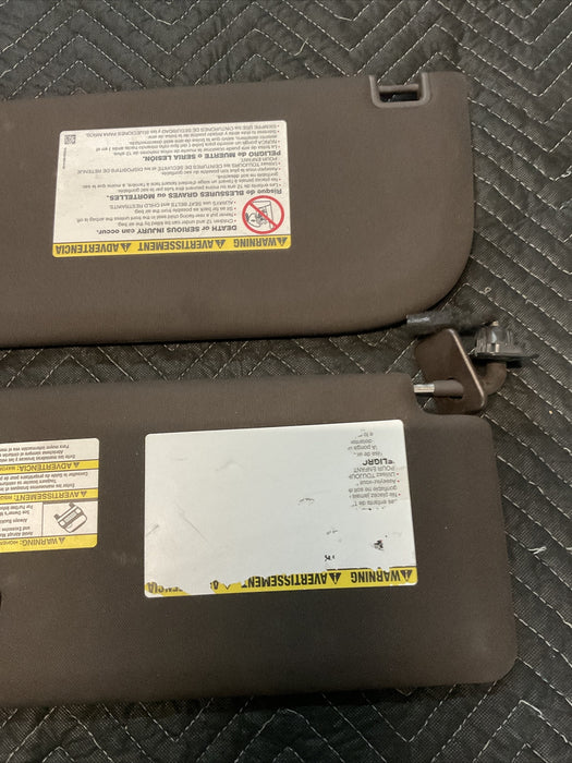 2017 2018 2019 FORD F250 F350 F450 KING RANCH SUN VISORS PAIR LEFT RIGHT OEM