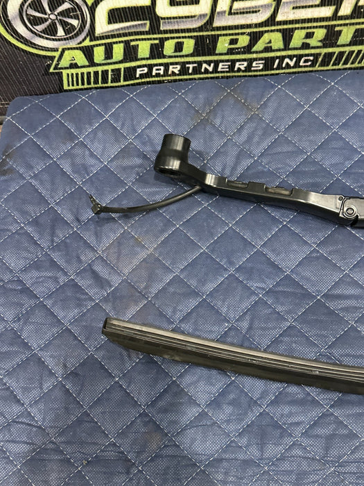 2015 JAGUAR F TYPE R FRONT LEFT & RIGHT WINDSHIELD WIPER ARM SET PAIR OEM