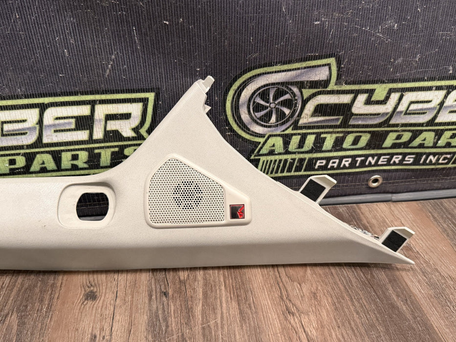 2017 NISSAN TITAN XD RESERVE DRIVER LEFT A PILLAR TRIM W SPEAKER OEM