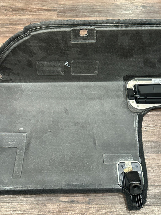 2014 AUDI R8 REAR PACKAGE TRAY BACK WALL CARPET COVER TRIM PANEL 420 863 411 L