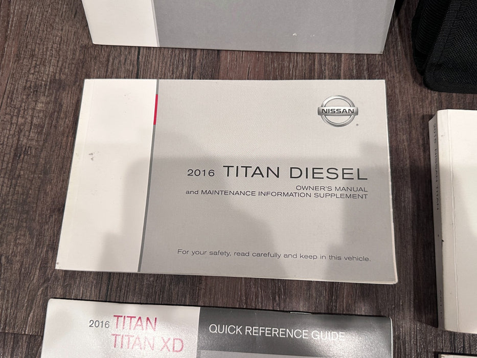 2017 NISSAN TITAN XD RESERVE OWNERS MANUAL BOOK OEM