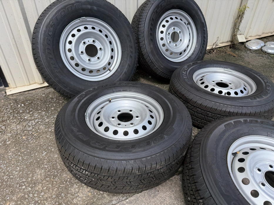 *NEW* FORD BRONCO RANGER FACTORY STEEL 16" WHEELS RIMS 255/70R16 TIRES