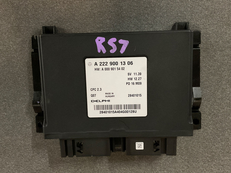 2017 MERCEDES-BENZ C63 AMG DRIVETRAIN CONTROL MODULE OEM 222 900 13 06