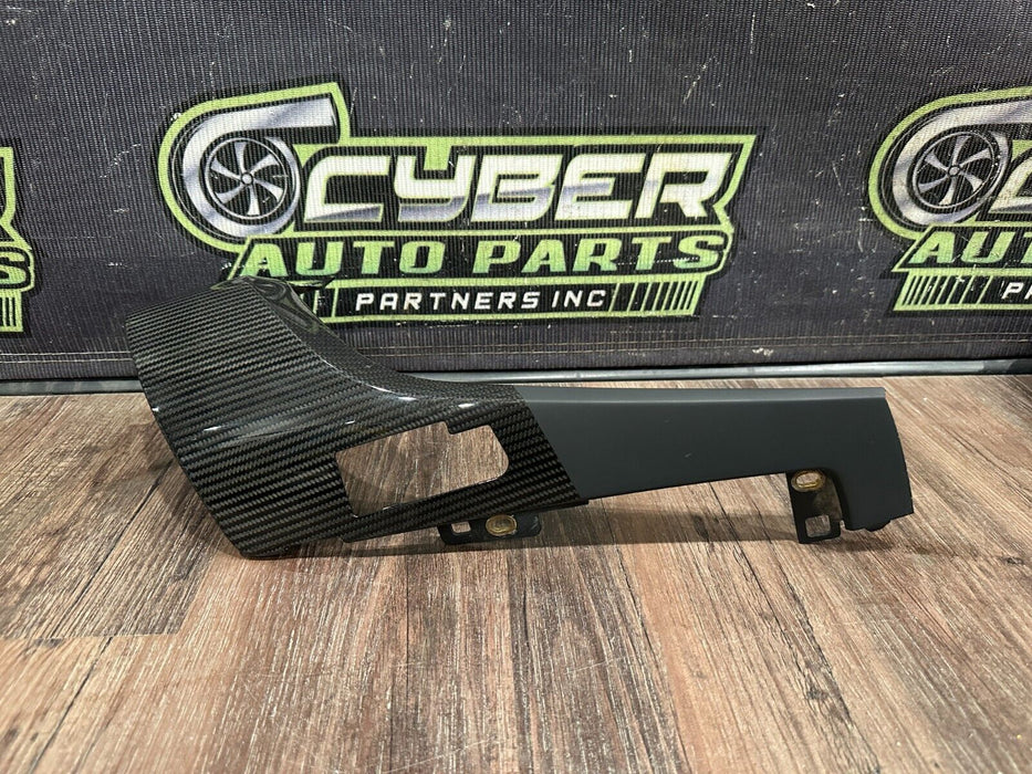 2021 AUDI R8 GAUGE CLUSTER LEFT RIGHT CARBON FIBER TRIM PAIR OEM *READ/SCUFFS*