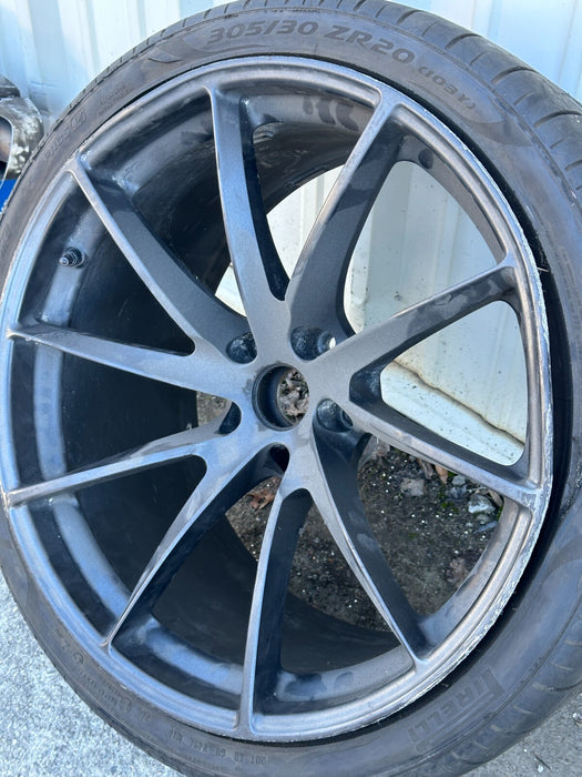 MCLAREN 720S OEM GENUINE WHEEL RIM TIRE *DAMAGE* 20X11 +24.75 14B0406CP