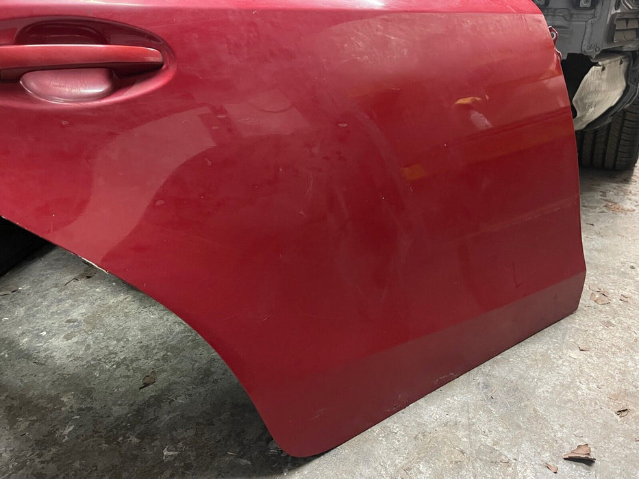 2014 TOYOTA PRIUS V REAR RIGHT RH RED DOOR W PANEL OEM *SUN DAMAGE* (READ!)