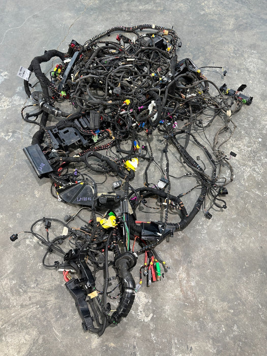 2017 AUDI R8 SPYDER MAIN CHASSIS INTERIOR WIRING HARNESS OEM
