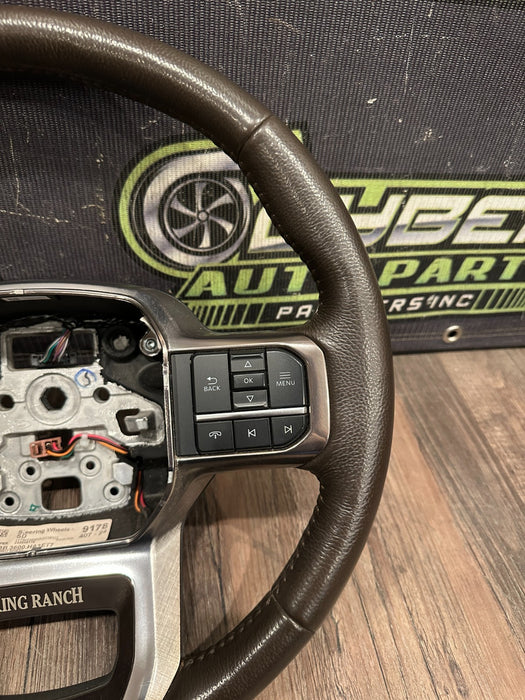 2023 2024 2025 FORD F250 F350 F450 STEERING WHEEL W ADAPTIVE/STEERING CC OEM