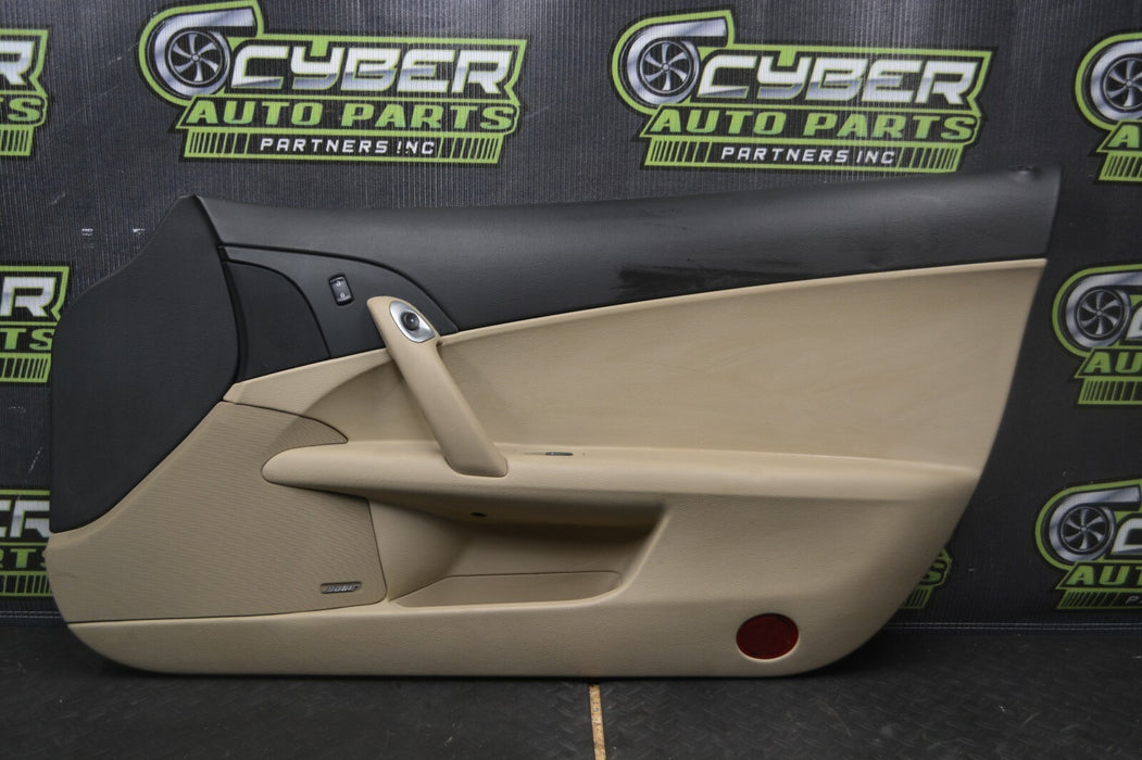 2007 CORVETTE C6 PASSENGER DOOR PANEL BOSE BEIGE TAN