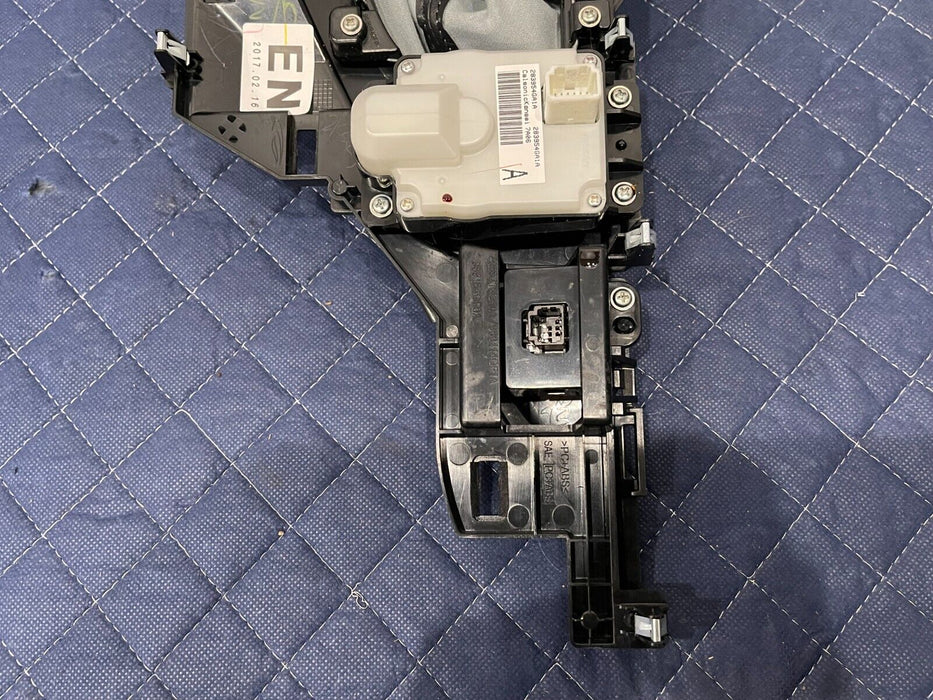 2017 INFINITI Q50 RED SPORT CENTER CONSOLE SHIFTER BEZEL TRIM OEM