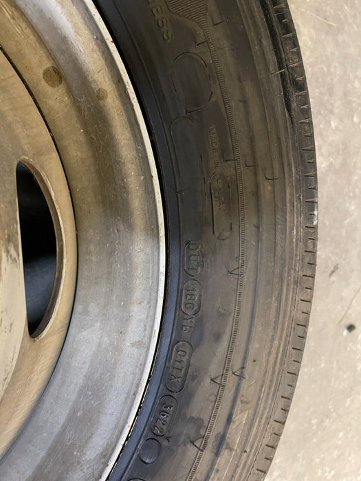 2019 FORD F450 DUALLY MICHELIN REAR INNER TIRE WHEEL RIM 225/70R19.5