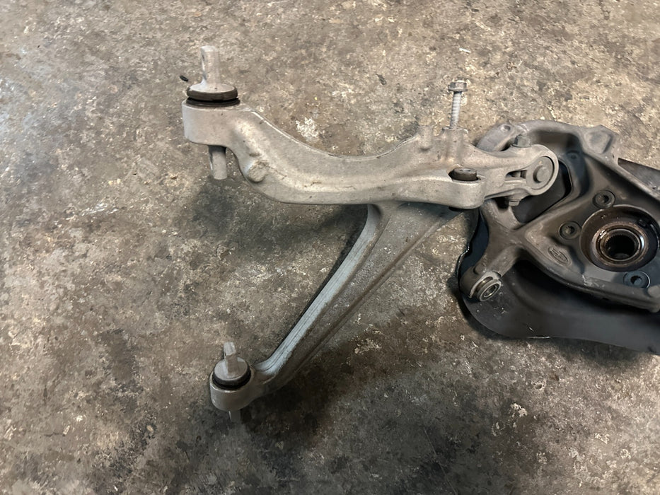 2021 AUDI R8 FRONT LEFT SUSPENSION KNUCKLE W LOWER CONTROL ARM OEM 4S0 407 151 E