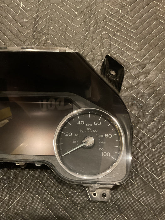 2019 FORD F350 PLATINUM 6.7L DIESEL 8" GAUGE CLUSTER JC3T-10849-PE OEM~SCUFFS~