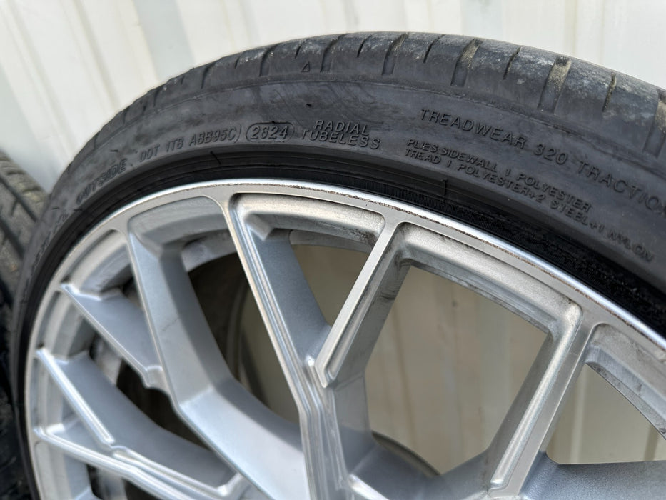 5x108 GWG Wheels 20x10.5 REARS 20x9 FRONTS FORD JAGUAR NEW NITTO TIRES