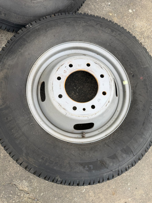 2017-2019 FORD F350 DRW DUALLY WHEELS RIMS TIRES ALUMINUM STEEL 8X200 OEM