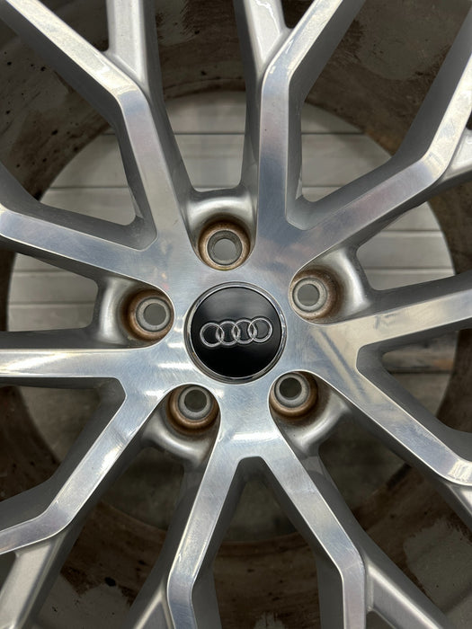 2017 AUDI R8 REAR RIM WHEEL TIRE 305/30 20X11 OEM *CURBRASH/WEAR 8-14*