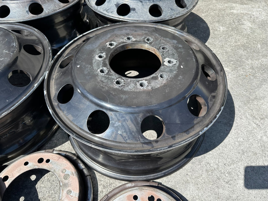 FORD F450 F550 RAM 4500 5500 (6) ALUMINUM WHEELS RIMS 10X225 10 LUG 22" ALCOA