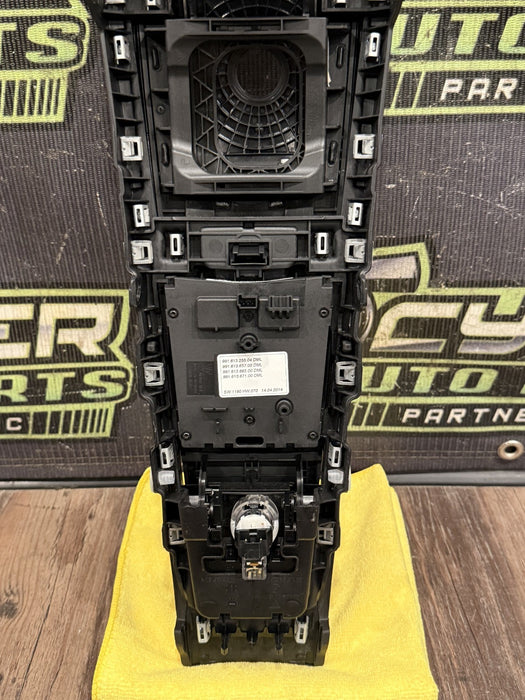 2014 PORSCHE 911 TURBO S 991 CARBON FIBER CENTER CONSOLE BUTTON CONTROLS OEM