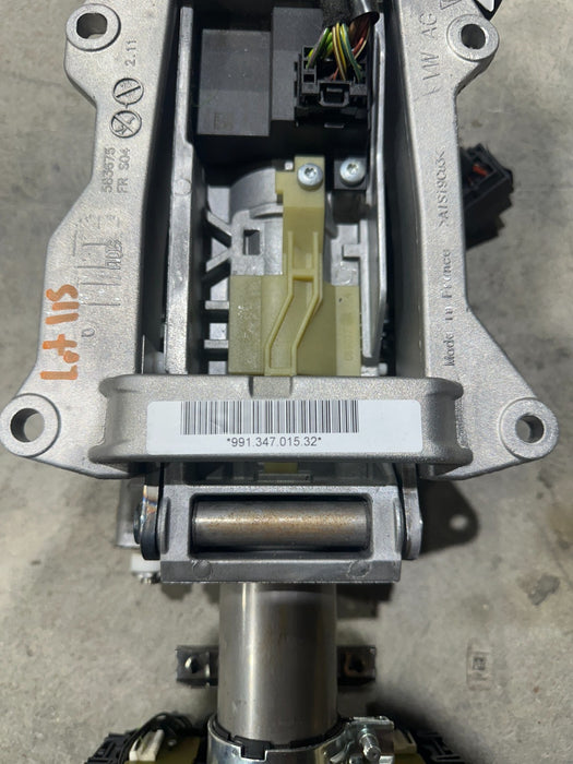 2014 PORSCHE 911 TURBO S STEERING COLUMN ASSEMBLY OEM 991.347.015.32