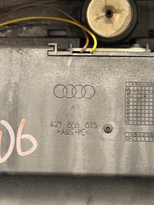 2014 AUDI R8 SPYDER REAR INTERIOR PANEL STORAGE COMPARTMENT BOX OEM 427 868 675