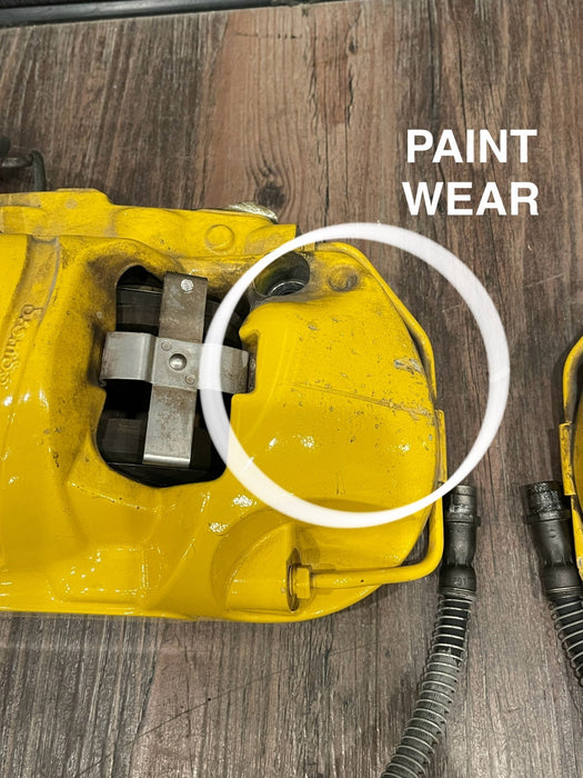 2014 PORSCHE 911 TURBO S 991 FACTORY PCCB CARBON CERAMIC BRAKE CALIPERS SET OEM