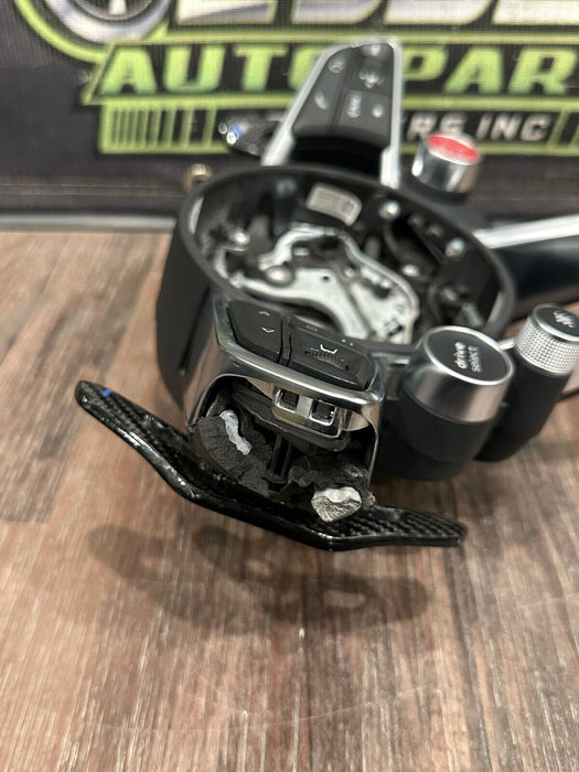 2021 AUDI R8 STEERING WHEEL CONTROL BUTTON BEZEL W PADDLE SHIFTERS OEM *READ*