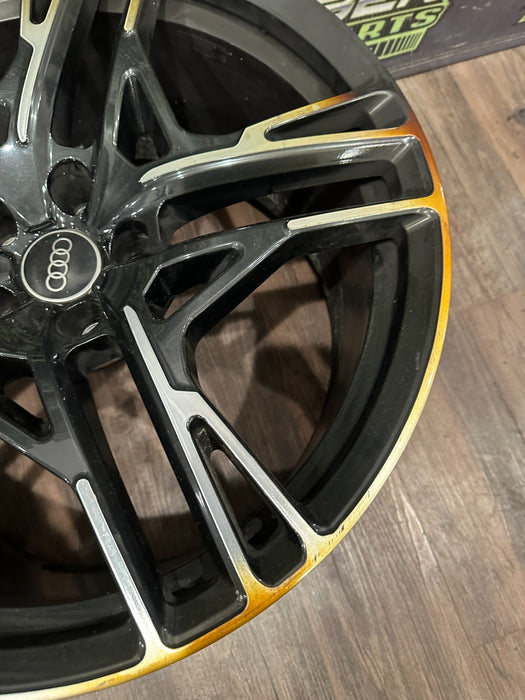 2021 AUDI R8 REAR WHEEL RIM OEM GENEUINE 20X11 4S0 601 025 AJ ~MINOR BURN WEAR~