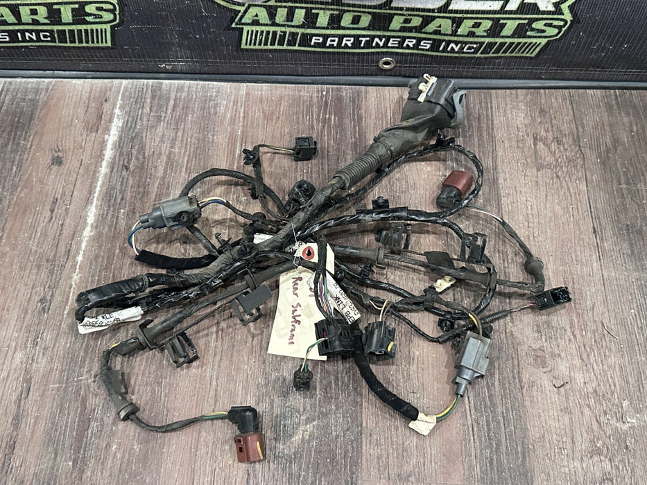 2015 JAGUAR F TYPE R REAR SUBFRAME WIRING HARNESS EX53 9L468 HB OEM