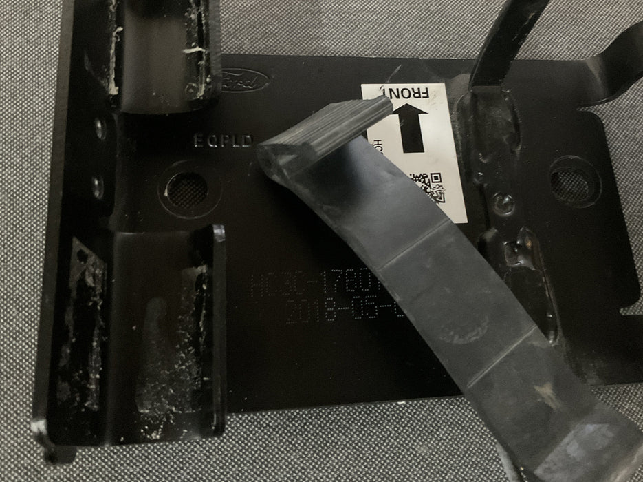 2018-2020 FORD F250 F350 SPARE TIRE JACK FLOOR RETAINER BRACKET ONLY OEM~DAMAGE~