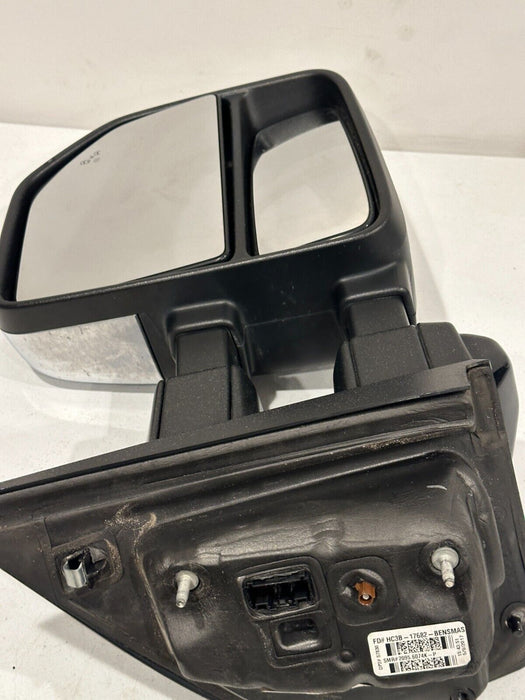 2017-2022 FORD F250 F350 F450 PASSENGER DOOR TOW MIRROR OEM CAMERA BLIND SPOT