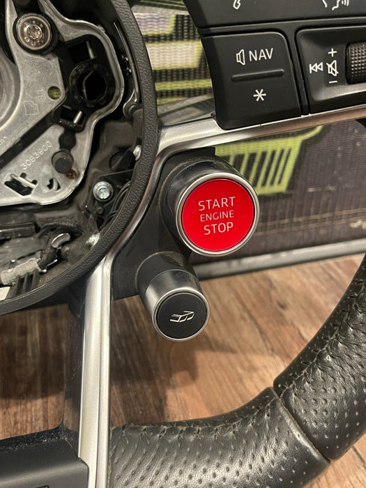 2017 2018 AUDI R8 PLUS STEERING WHEEL ASSEMBLY OEM GENUINE 20K MILES