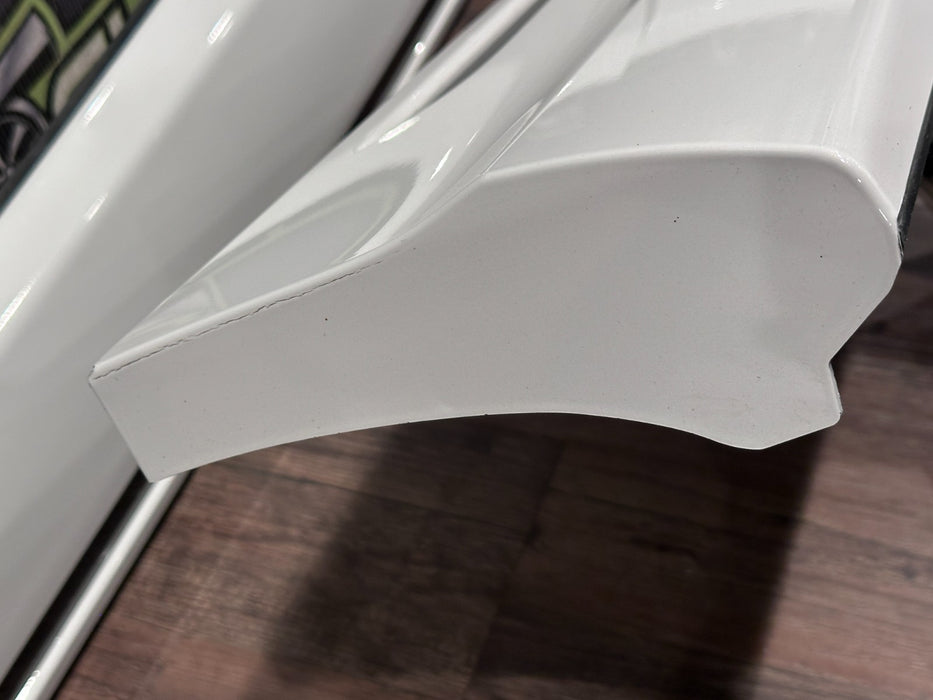 2020 2024 AUDI RS Q8 FRONT REAR LOWER DOOR MOLDING W/ CARBON FIBER TRIM OEM