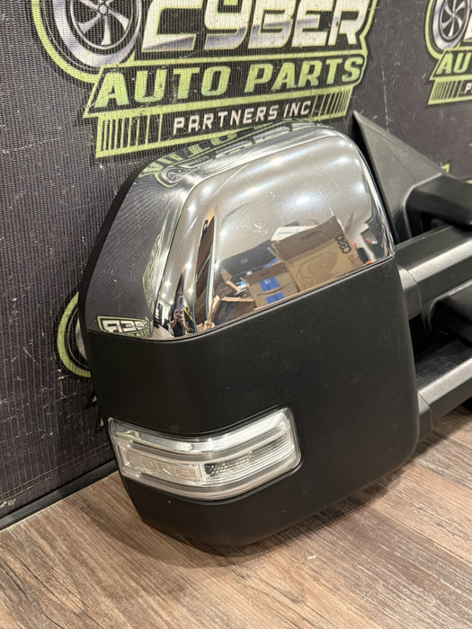 2017-22 FORD F250 F350 F450 PASSENGER RIGHT TOW MIRROR W CAMERA & BLIND SPOT OEM
