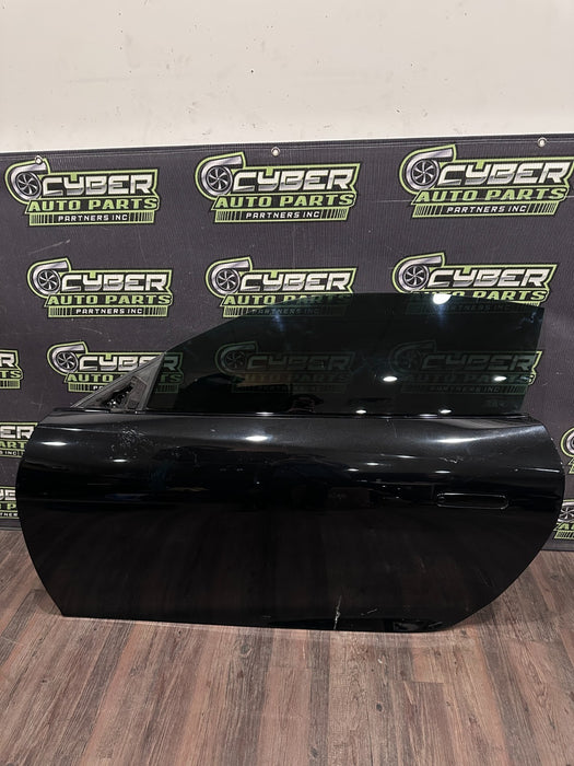 2015 JAGUAR F TYPE FRONT DRIVER LEFT BLACK DOOR SHELL OEM *FLAWS/READ*