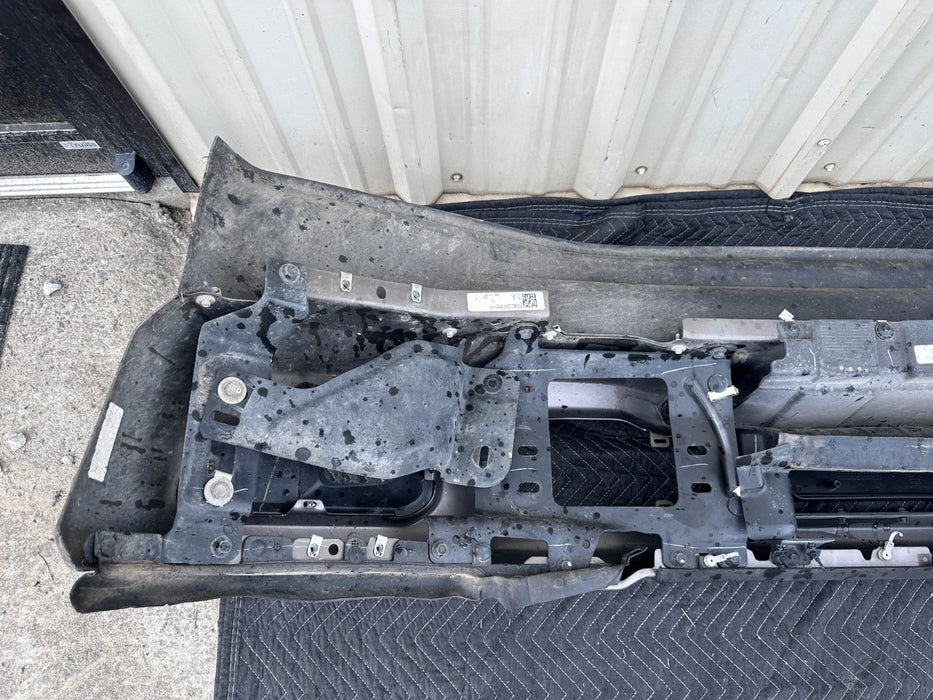 2023 2024 2025 FORD F250 F350 FRONT BUMPER ASSEMBLY STONE GRAY ~PAINT CHIP~