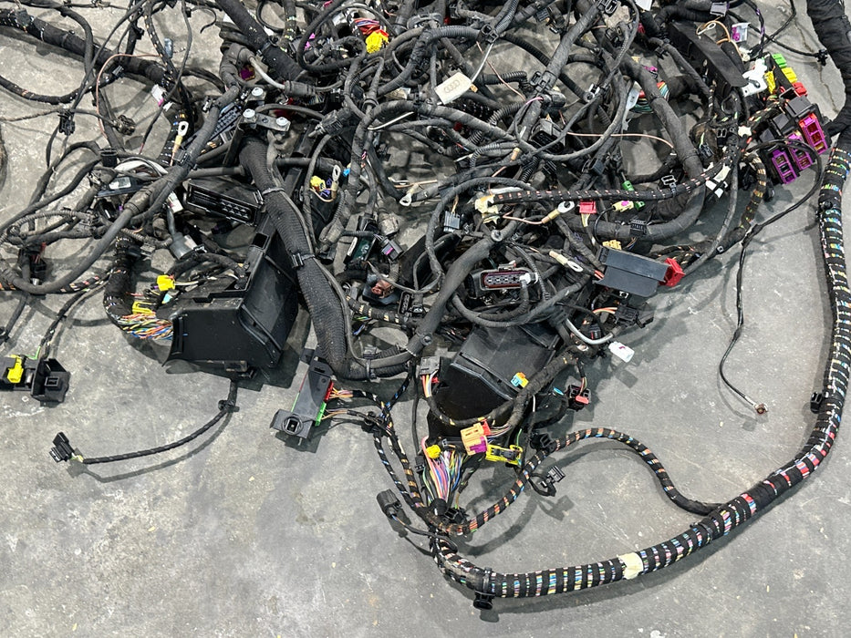 2017 AUDI R8 SPYDER MAIN CHASSIS INTERIOR WIRING HARNESS OEM