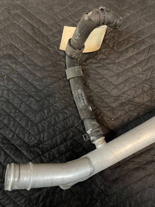 2017 AUDI R8 V10 COOLANT PIPE W/ HOSE TUBE OEM 4S0 121 400 D *MINOR DENTS*