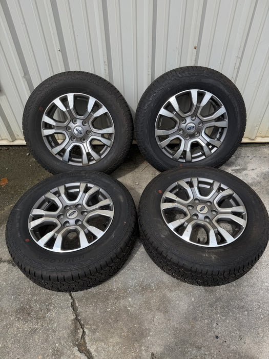 *NEW* FORD RANGER TAKE OFF WHEELS RIMS TIRES HANKOOK DYNAPRO ATM 265/60R18