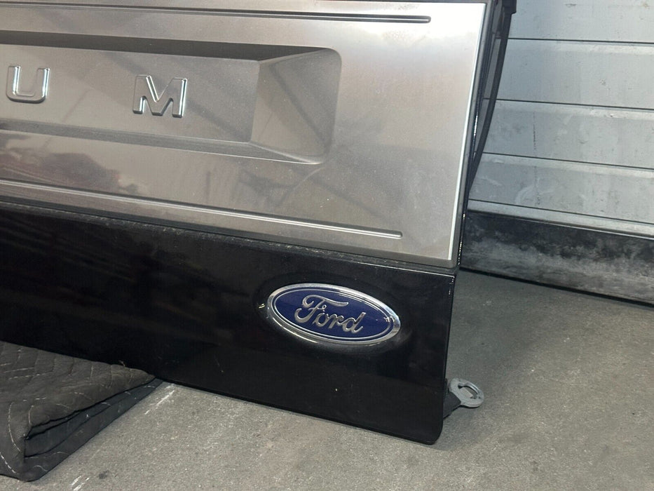 2020 2021 2022 FORD F250 F350 F450 PLATINUM TAILGATE COMPLETE AGATE BLACK (UM)