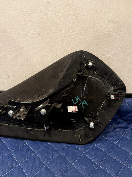2017 NISSAN 370Z NISMO RED STITCHED ALCANTARA CENTER CONSOLE KNEE PAD PANELS OEM