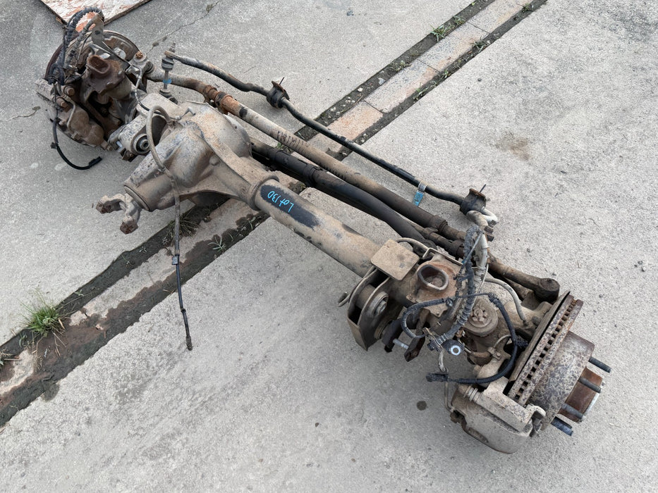 2017 - 2022 FORD F250 F350 FRONT AXLE ASSEMBLY 4X4 3.55 RATIO 65K MILES