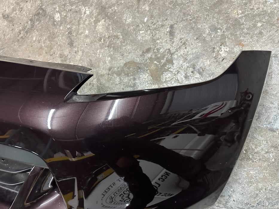 2010 NISSAN 370Z FRONT BUMPER COVER BLACK CHERRY *NAG OEM ~MINOR WEAR/SCRATCHES~