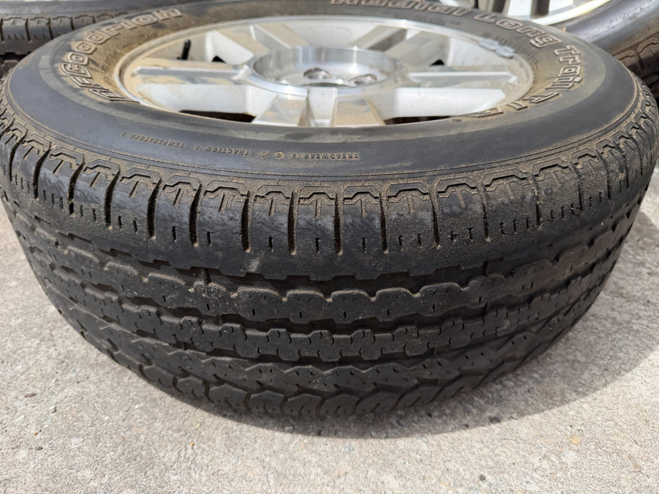 FORD F150 18X7.5 WHEELS RIMS 265/60R18 BFGOODRICH TIRES OEM