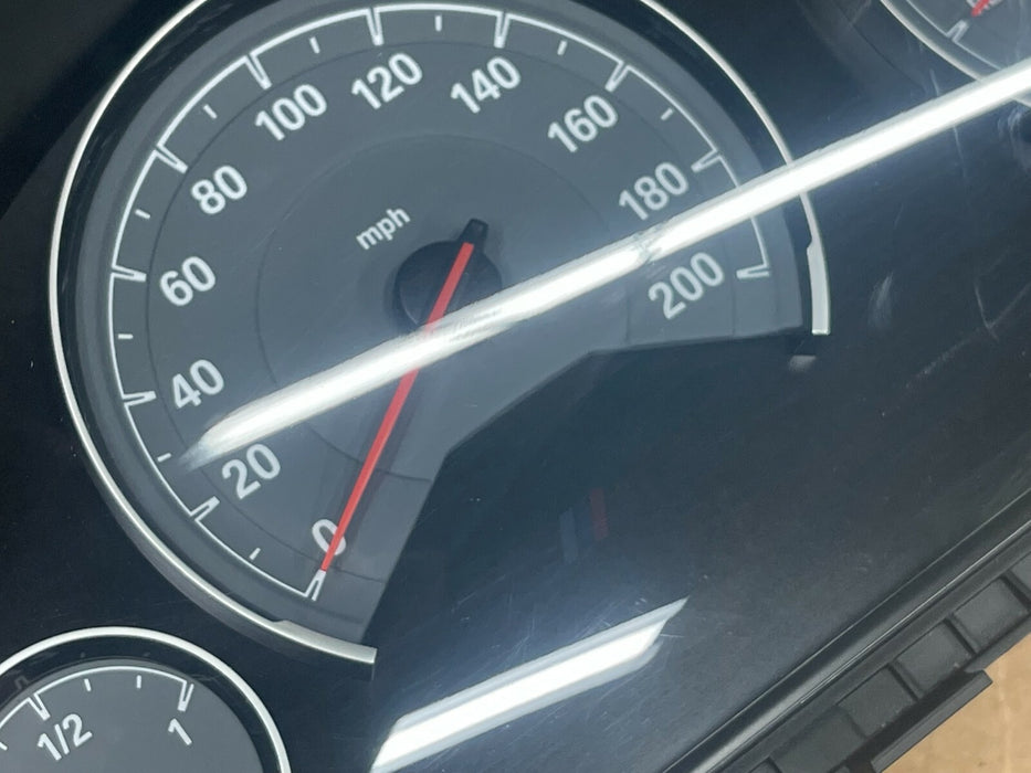 2015 BMW M4 F82 INSTRUMENT GAUGE CLUSTER -6SP MANUAL- OEM 2016 2017 2018