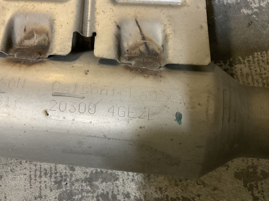 2014-2017 INFINITI Q50 RED SPORT 3.0L RWD EXHAUST MUFFLER PIPE 20300-4GE2B