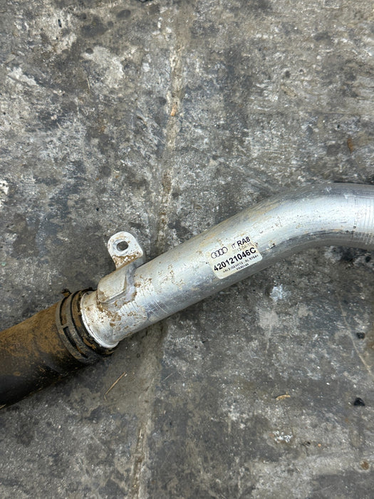 2014 AUDI R8 V10 FRONT COOLANT HOSE 420121046C 420 121 046 C OEM ~MINOR DENT~